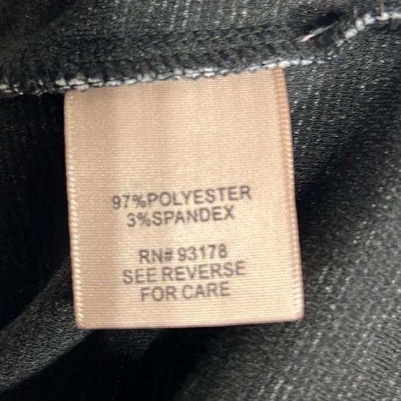 Philosophy Black|White Sleeveless  Textured Pattern Sheath Back Zip Size Medium - Picture 3 of 4